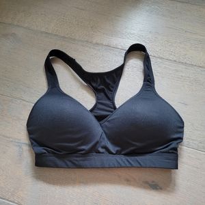 Sports Bra, Sz M, Black